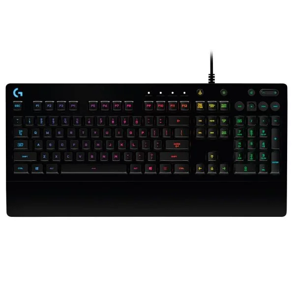 Logitech G512 Carbon RGB Mechanical Gaming Keyboard - Per-Key RGB, LightSync, Mechanical Switches