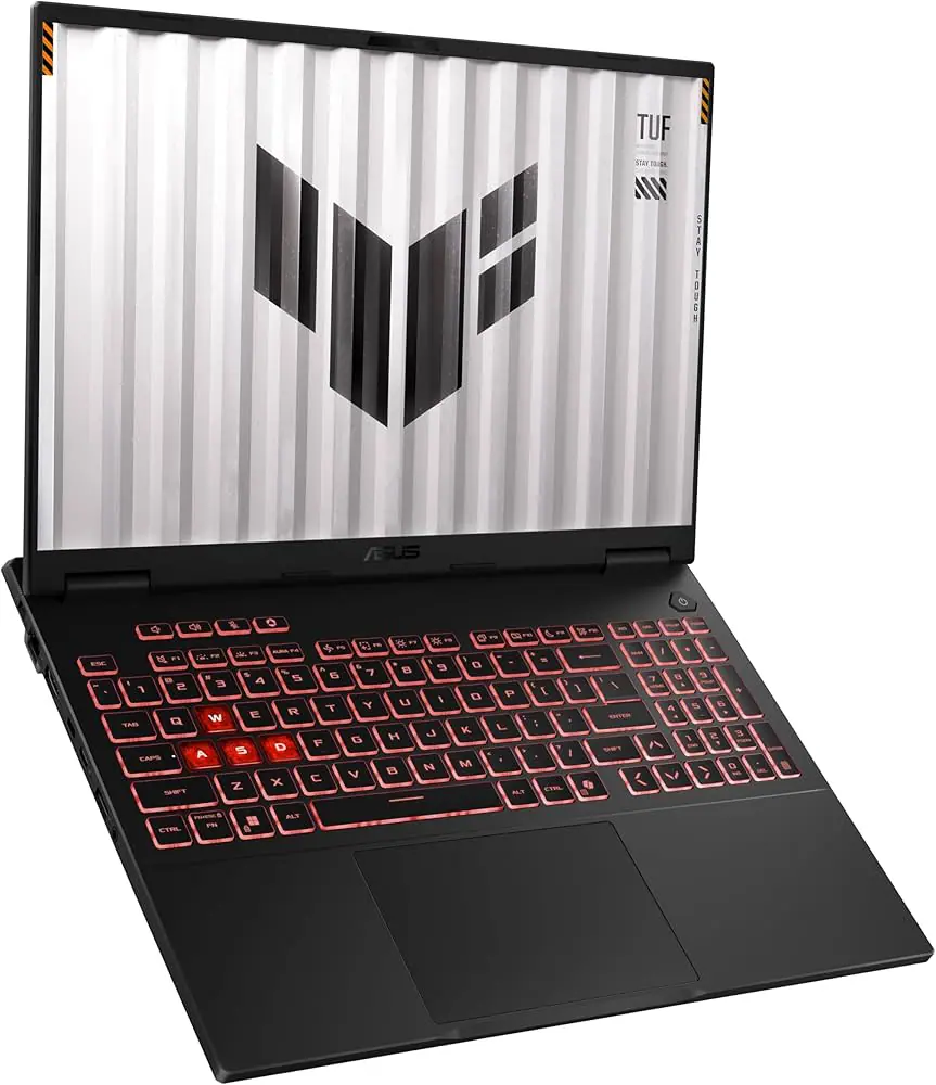 ASUS TUF A16 FA608UP | AMD Ryzen 9 270 | 32GB DDR5 RAM | 1TB NVMe SSD | RTX 5070 8GB | 16"(1920x1200) IPS Display | 165Hz Refresh Rate | Backlit Keyboard |Win 11 - Image 3