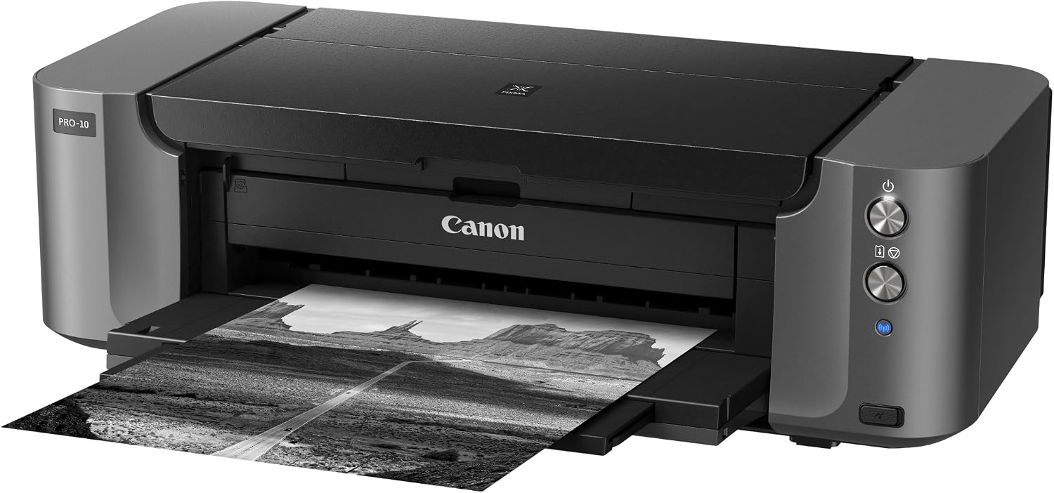 81-Q6zRdCvL._AC_SL1500_ Canon PIXMA PRO-10 Professional Wireless Inkjet Photo Printer - Image 1