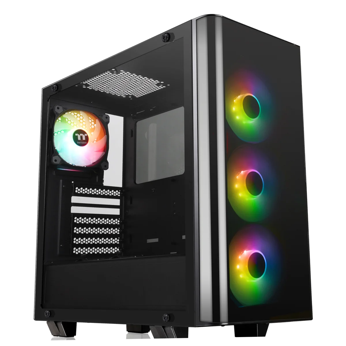 View21TGRGBPlusCaseHero Thermaltake View 21TG Mid Tower Gaming Case | Black - Image 1