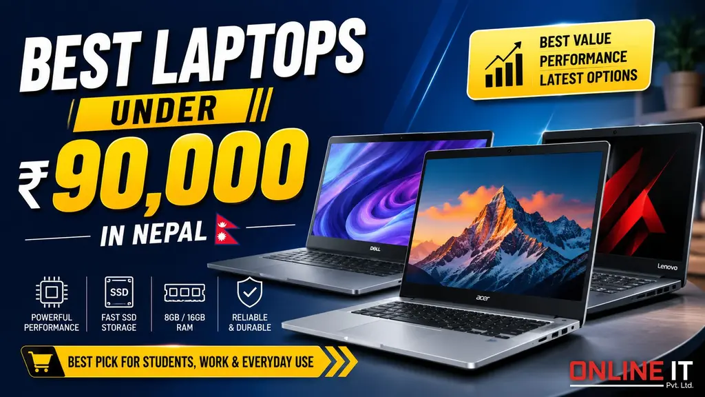 laptop price in Nepal under 90k