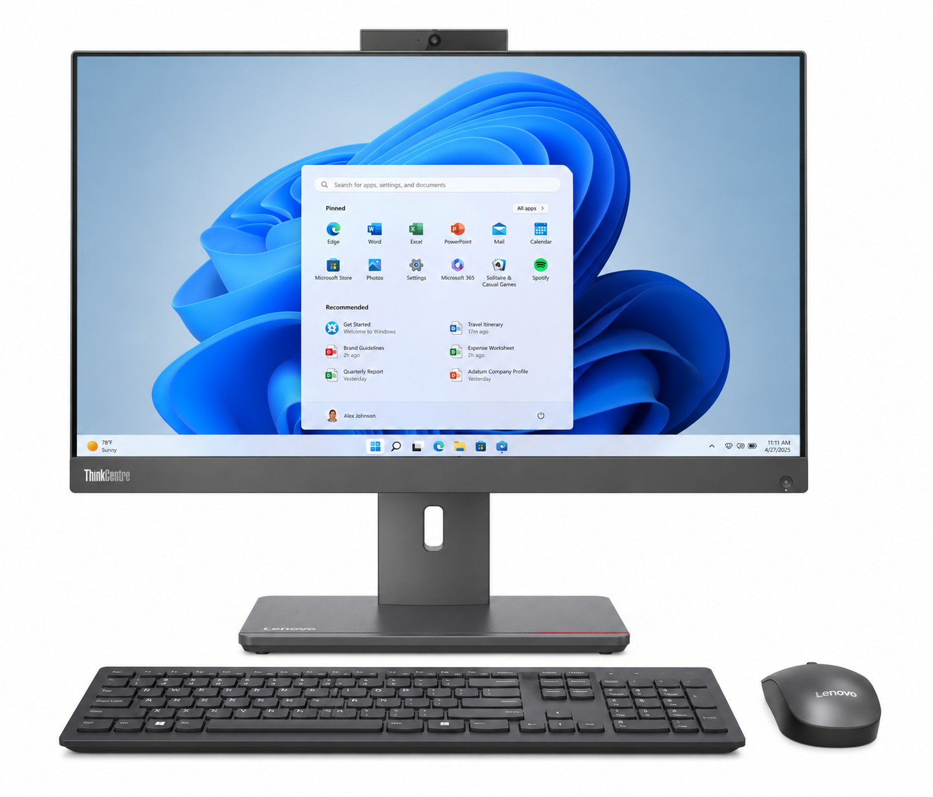 fd5f77d7-ec13-4678-9f70-f46ef7bf8776 Lenovo ThinkCentre Neo 50a 24 Gen 5 All-in-One Desktop | Core i5-13420H | 16GB DDR5 RAM | 512GB NVMe SSD | 23.8" FHD IPS Display | Intel UHD Graphics - Image 1